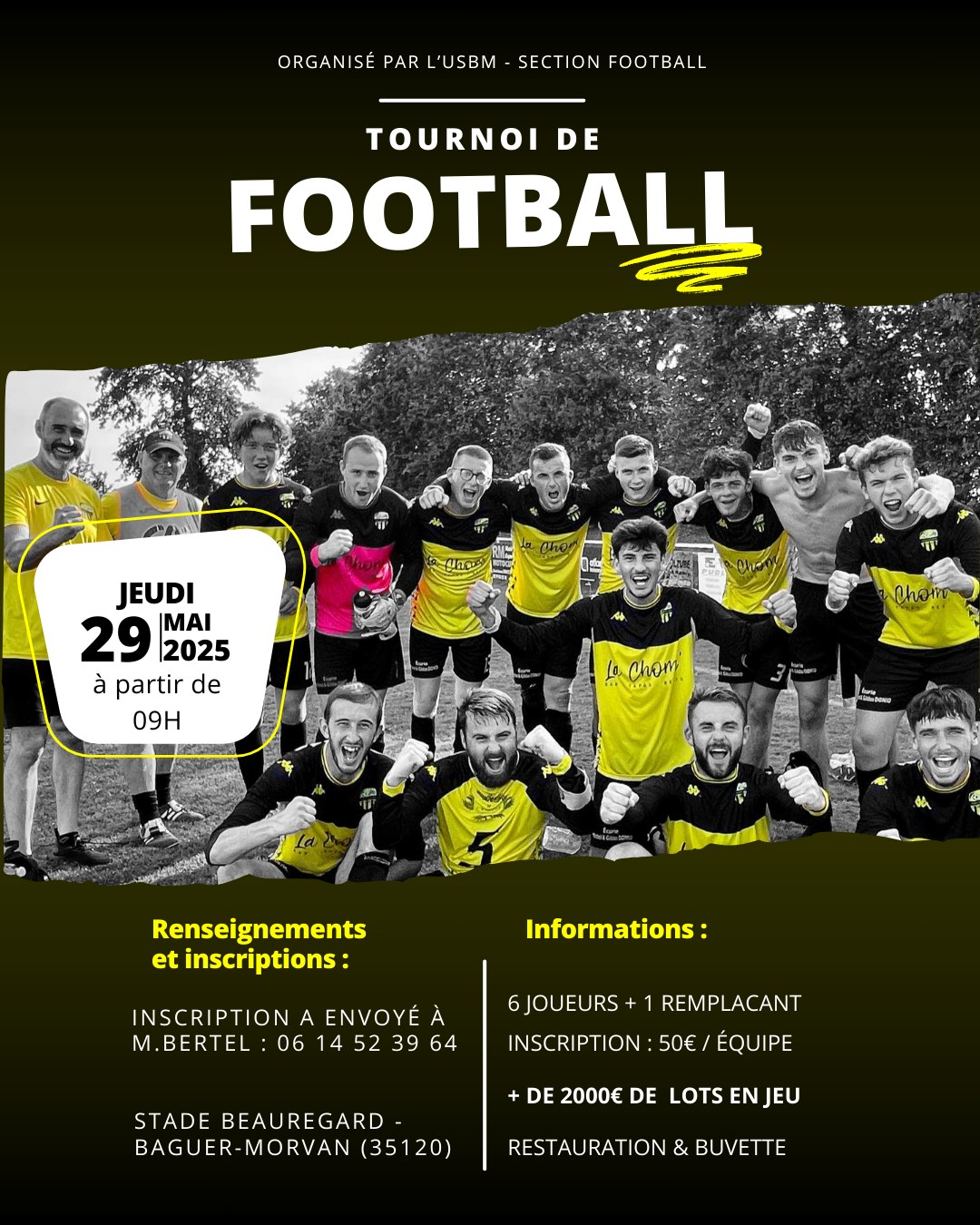 USBM  - L’ASCENSION DU FOOT – USBM 2025